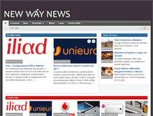 Tablet Screenshot of newaynews.it